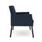 Lesro Mystic Lounge Reception Bariatric Chair, Black, RF Blueberry Back, MD Ink Seat, RF Blueberry Panels ML1401 - alternate 3